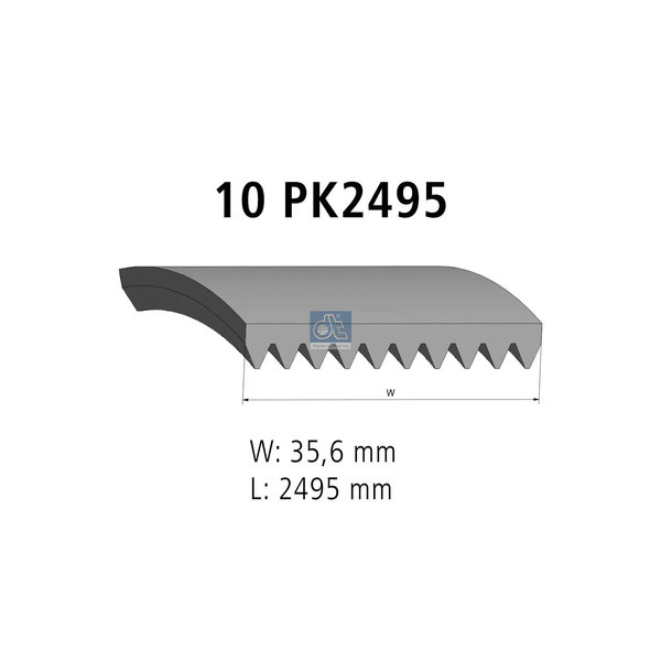 تسمه چندشیار (پلی‌وی) 1.21765 DIESEL TECHNIC